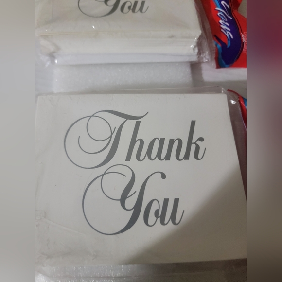 Elegant Thank You Cards 2pks/25 In Each (Graduation, Wedding, Birthday) - Picture 1 of 3